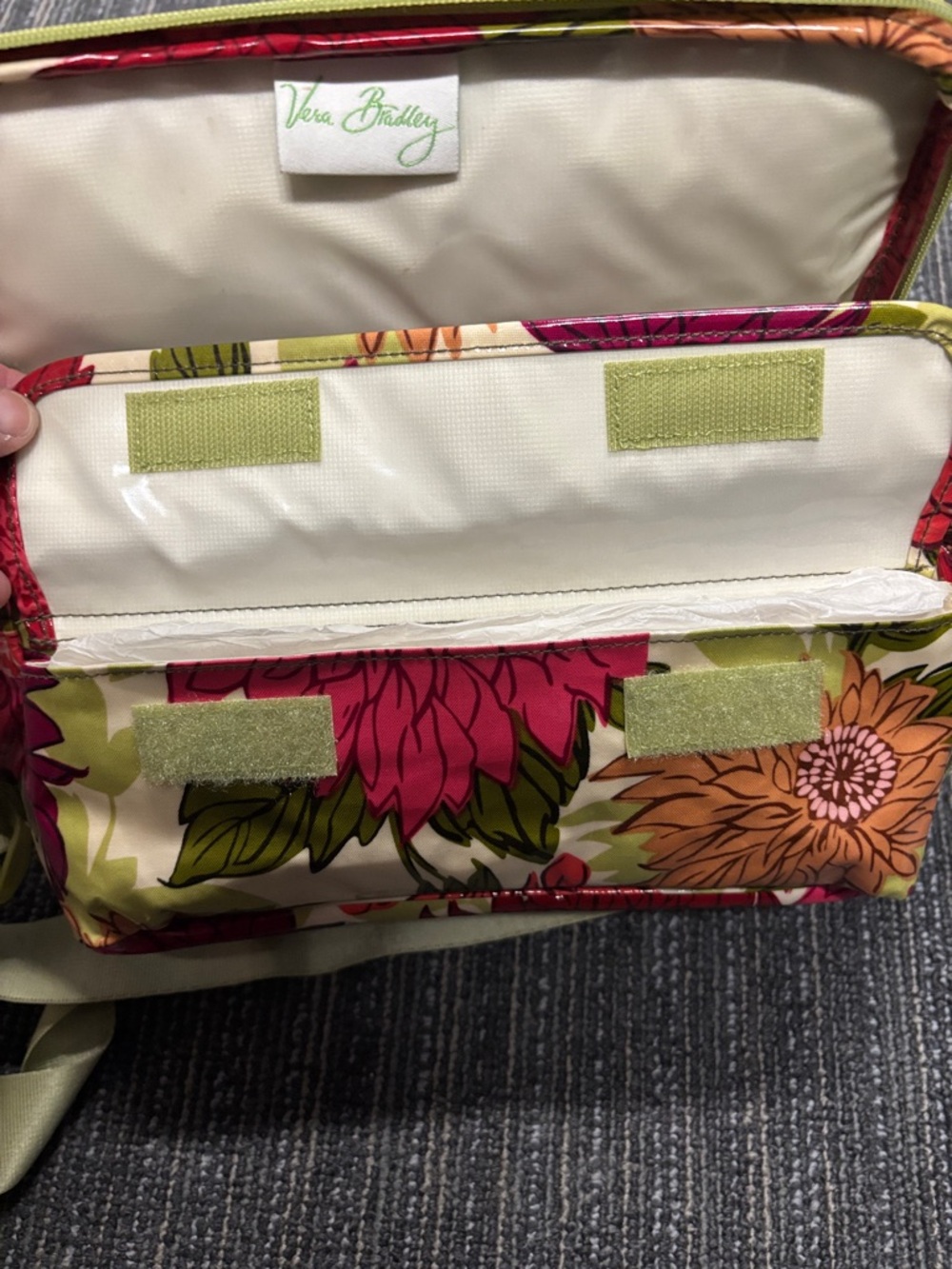 Vera Bradley Hello Dahlia lunch bag - Picture 4 of 6
